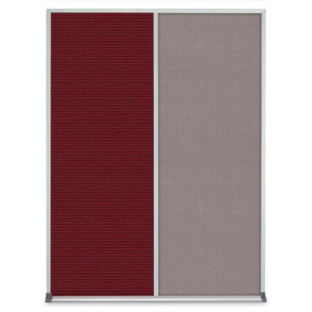 United Visual Products Single Door Radius Plus Corkboard, 36"X UV8002PLUS-BLACK-BLSPRU